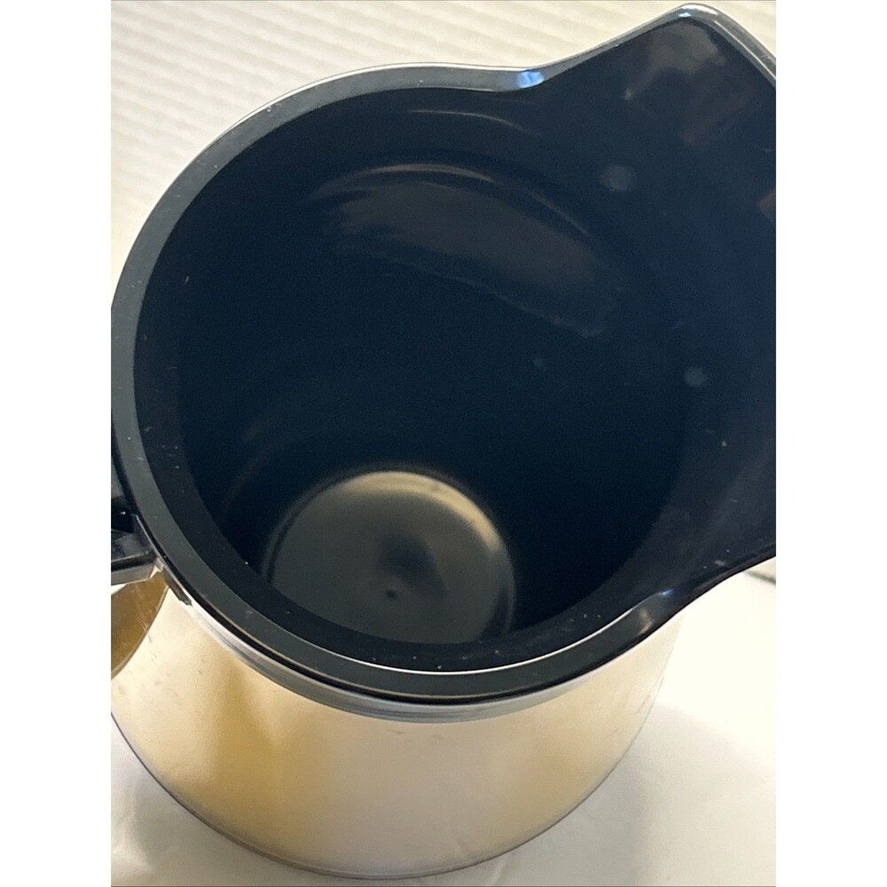 Vintage West Bend Thermo Serv Coffee Carafe Set with 10 Mugs Gold Black 1970’s - Picture 9 of 11